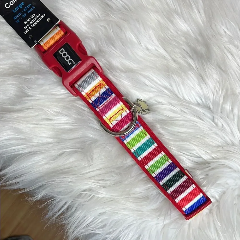 'DOOG CLIP IT' NEOPRENE COLLAR - SCOOBY Size Large NWT